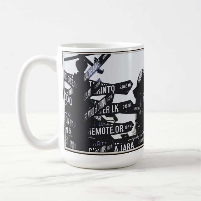 Banbrytande domstolkaffemugg kaffemugg (Vänster)