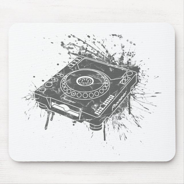 Banbrytande grafitti CDJ-1000 Musmatta (Framsidan)