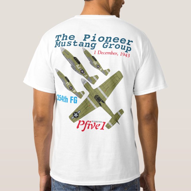 Banbrytande grupp för Mustang Pfive1 T-shirt (Baksida)