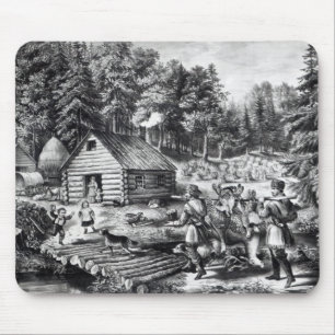 Banbrytare hem på den westerna gränsen musmatta