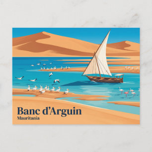 Banc d'Arguin nationalpark Mauretanien Vykort