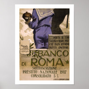 Banco di Roma (vit) Poster