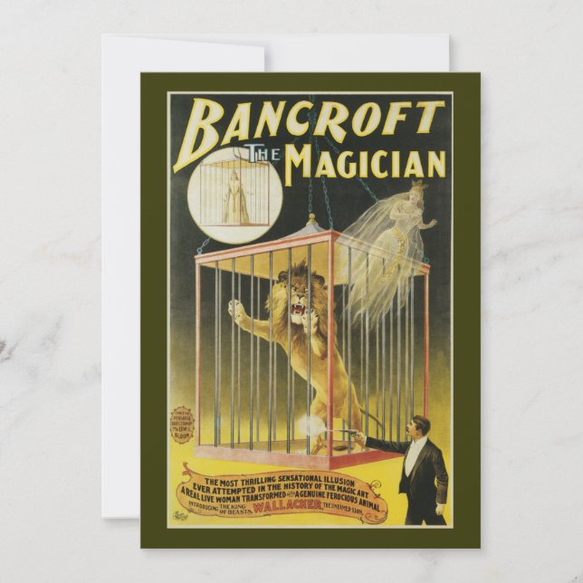 Bancroft the Magician c 1897 (Framsida)