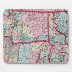 Bancroft's Karta of Oregon, Washington, Idaho Musmatta