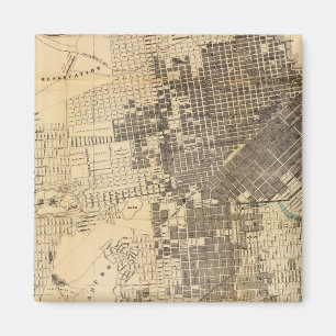 Bancroft's officiell Guide Karta of San Francisco Magnet
