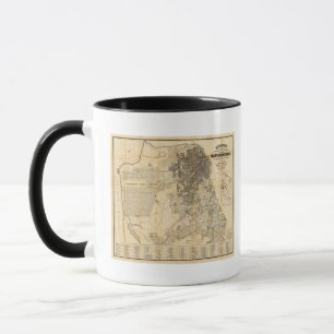 Bancroft's officiell Guide Karta of San Francisco Mugg