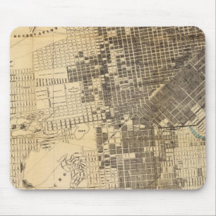 Bancroft's officiell Guide Karta of San Francisco Musmatta