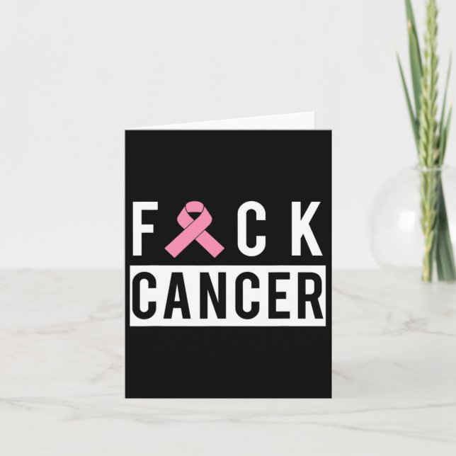Band 1 för bröstcancerbekämpning kort (Framsida)