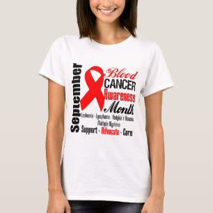 Band 2 för månad för blodcancermedvetenhet t-shirt