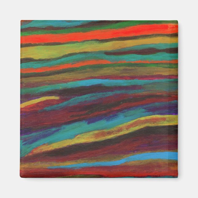 Band #3 Abstrakt Art Magnet (Framsidan)