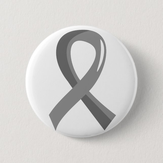Band 3 för hjärncancergrå färg knapp (Framsida)