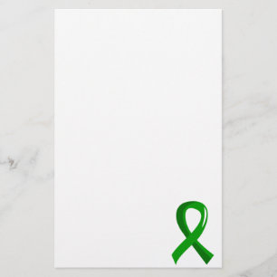 Band 3 för organdonationgrönt brevpapper