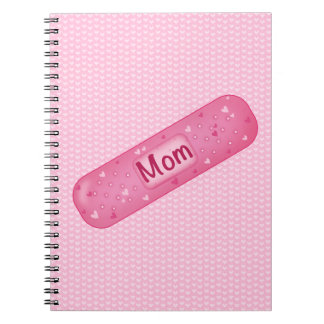 Band-aid mom soft pink Anteckningsbok