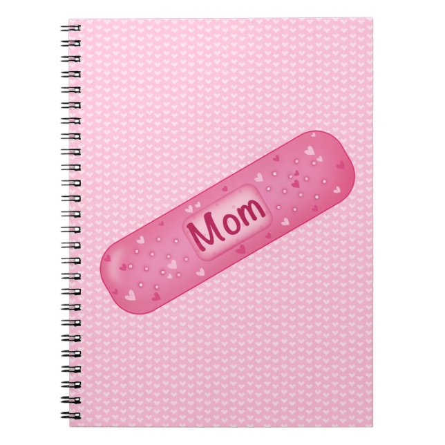   Band-aid mom  soft pink  Anteckningsbok (Framsidan)