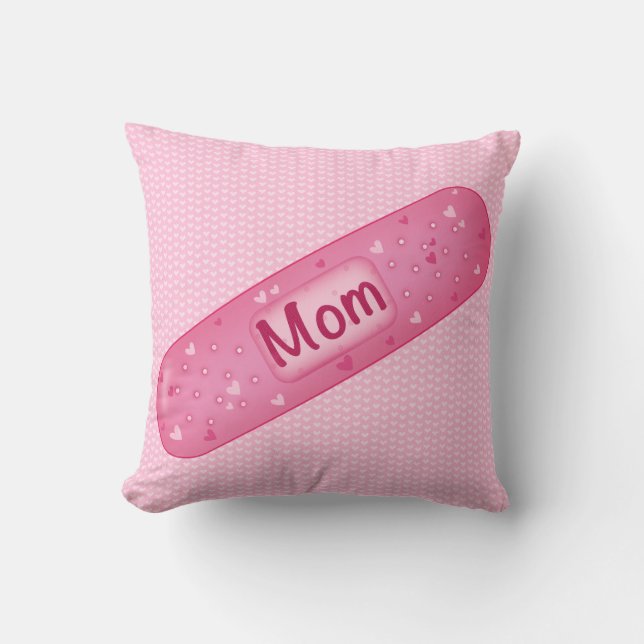   Band-aid mom  soft pink Cojín  Kudde (Framsida)