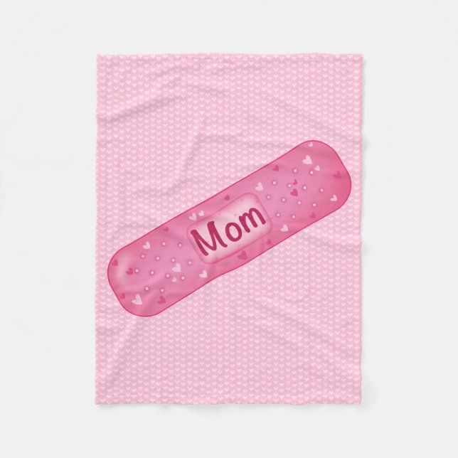  band-aid mom soft pink  fleecefilt (Framsidan)
