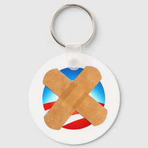Band-aid-nr till Obamascare Nyckelring