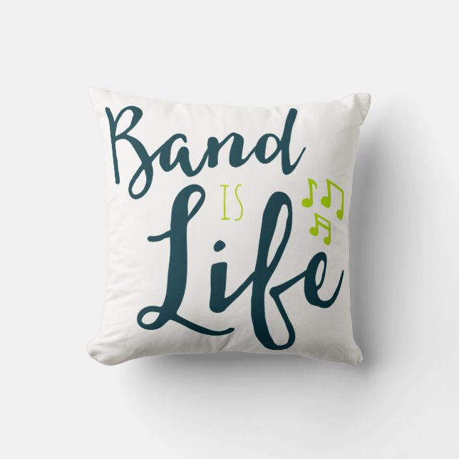 Band är Life Kudde (Framsida)