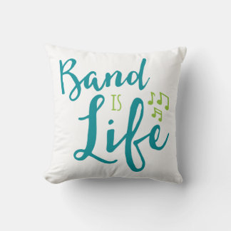 Band är Life Musician Gift Marching Band Geek Kudde