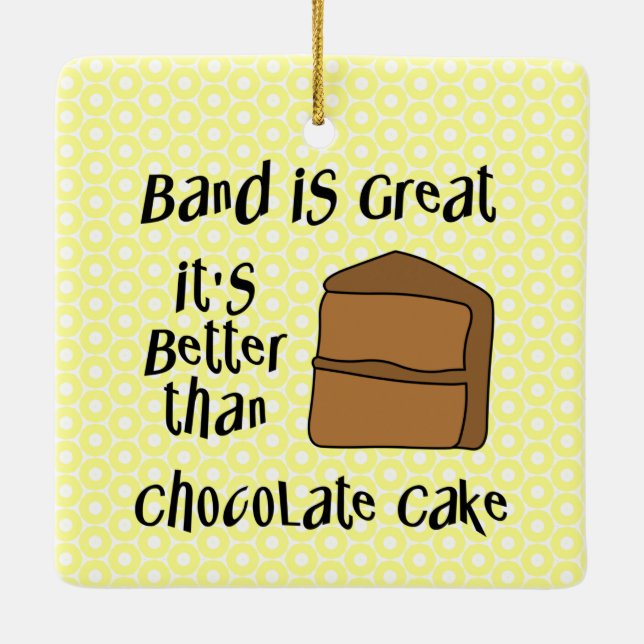 Band är Underbart Julgransprydnad Keramik (Baksida)