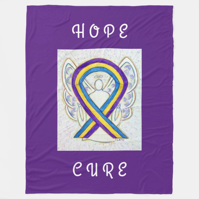 Band Art Chemo Blanket Fleecefilt (Framsidan)