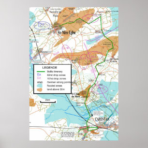 Band av Brothers karta. Poster