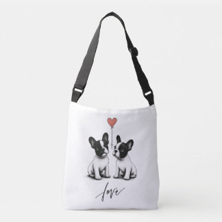 Band av hjärtat axelväska