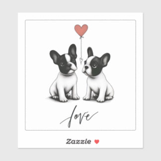 Band av hjärtat klistermärken