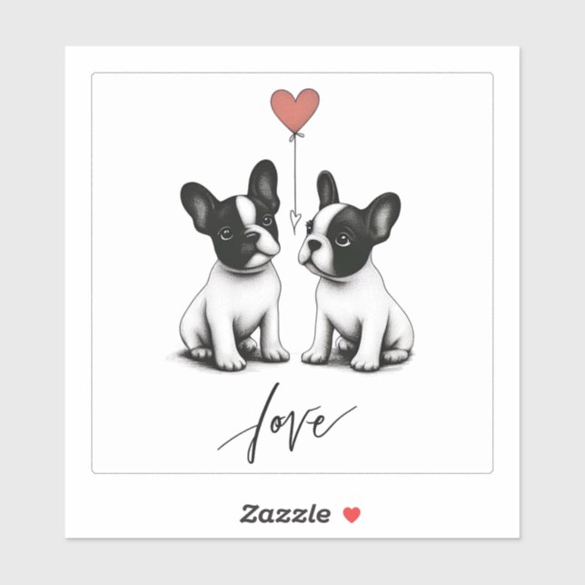 Band av hjärtat klistermärken (Ark)