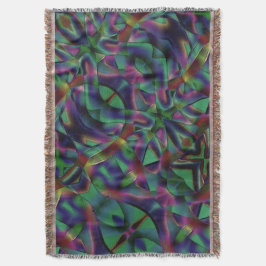 Band av mörkare, färgstarka filt