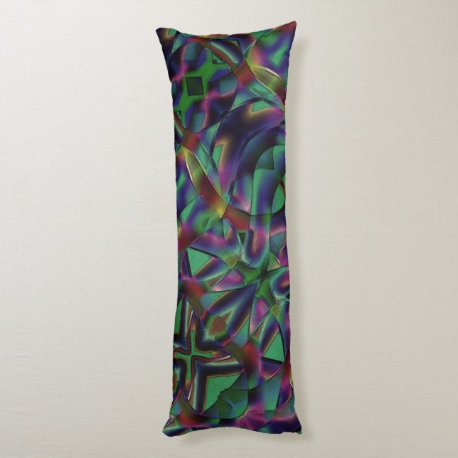 Band av mörkare, färgstarka kroppskudde (Baksidan (Vertikal))