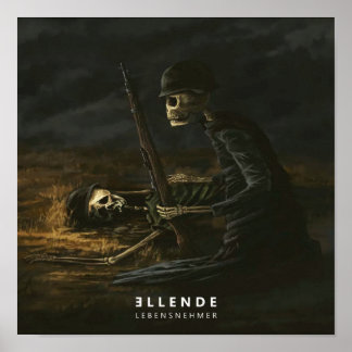 Band Black metall Död tung trash Goth Album Poster