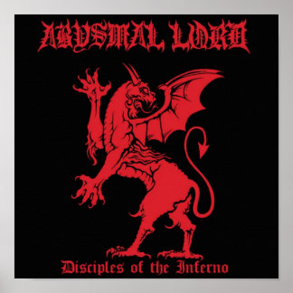 Band Black metall Död tung trash Goth Album Poster