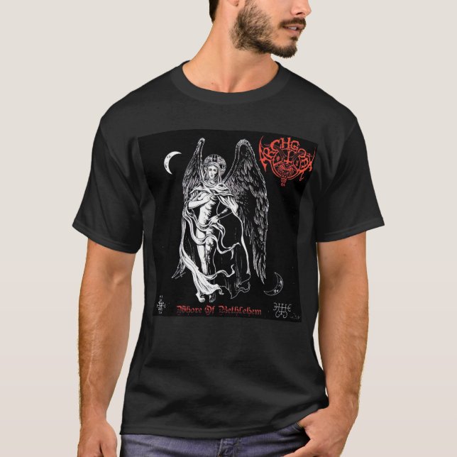 Band Black metall Död tung trash Goth Album T Shirt (Framsida)