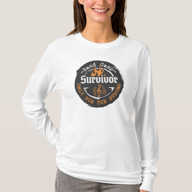 Band Camp Survivor T Shirt (Framsida)
