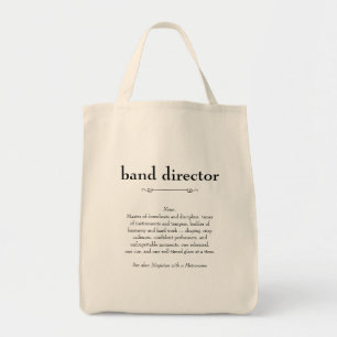 Band Director Definition Tack Gift Tygkasse