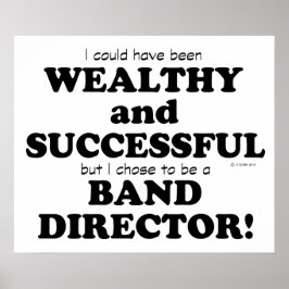 Band Director-Förmögen och lyckad Poster