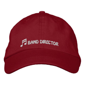 Band Director Hat Broderad Keps