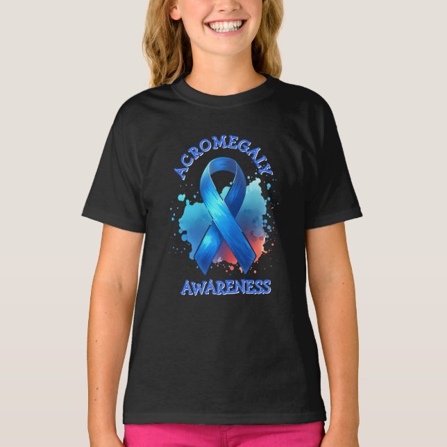 Band för akromegali-medvetande t shirt (Framsida)