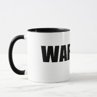 Band för bröstcancer överlevandekrigarerosor mugg