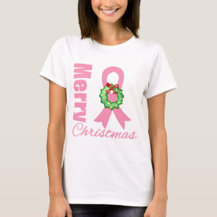 Band för bröstcancermedvetenhetgod jul t-shirt