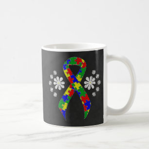 Band för Chalkboard Puzzle Ribbon Kaffemugg