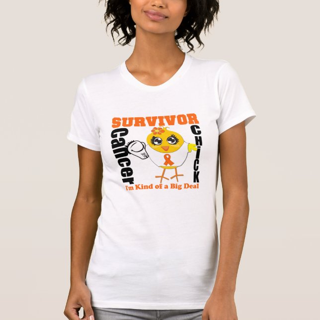 Band för chick för njurecanceröverlevande tee shirt (Framsida)