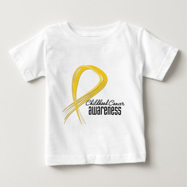 Band för Grunge för barndomcancermedvetenhet T-shirt (Framsida)