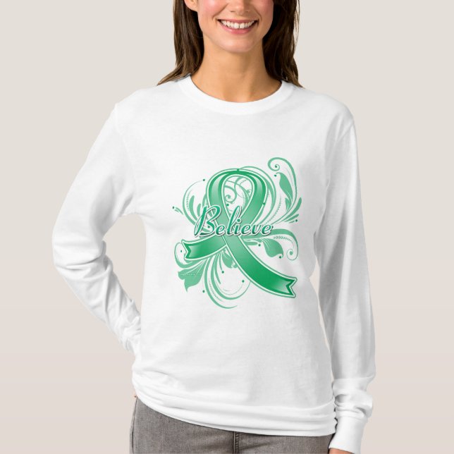 Band för krusidull för leversjukdom tro tee shirt (Framsida)