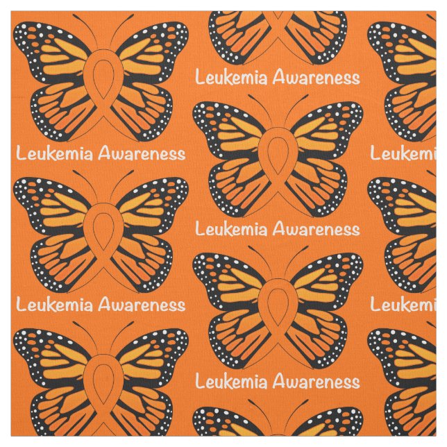 Band för Leukemiafjärilsmedvetenhet Tyg (Provkarta)