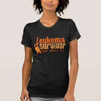 Band för Leukemiaöverlevandeblomma Tee Shirt