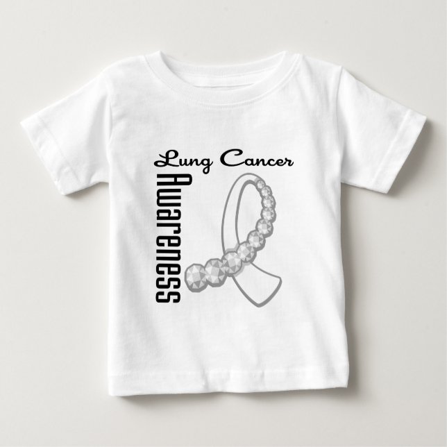Band för lungcancermedvetenhetGemstone T-shirt (Framsida)
