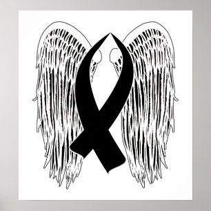 Band för medvetandegörande av vingårdar (svart) poster
