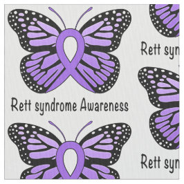 Band för medvetenhet för Rett syndromfjäril av Tyg
